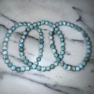 Larimar Beaded Bracelet